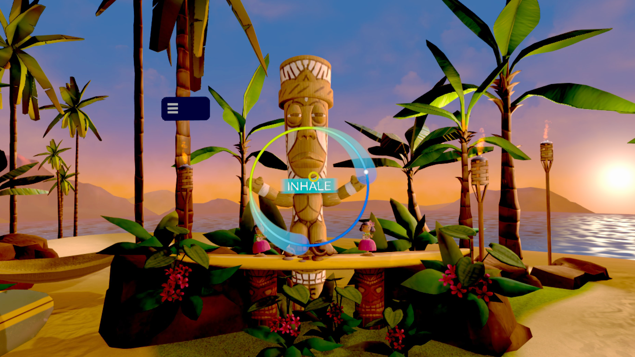 Breathe XR Tiki environment