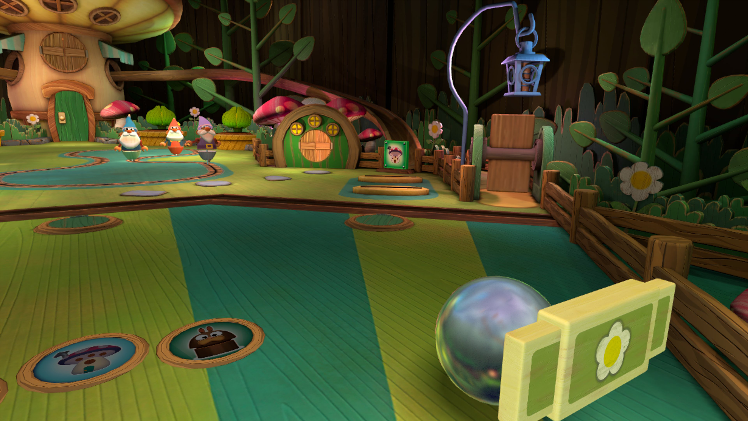 Power Pinball garden table
